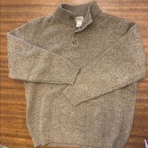 LL Bean button-up sweater